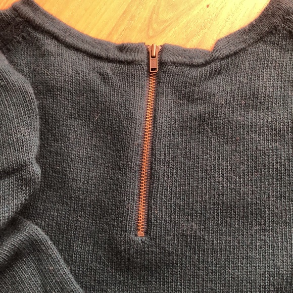 Jewel collar wool/rabbit hair blend sweater - Picture 7 of 8